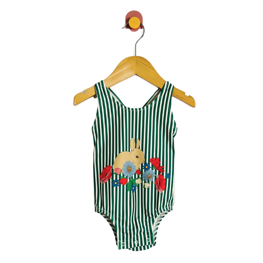 Konges Slojd Stripe Bunny Swimsuit / 9M