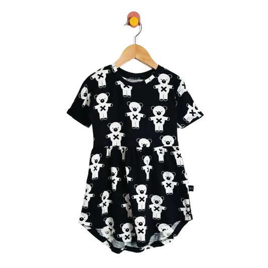 Huxbaby Bear Logo Dress / 3Y