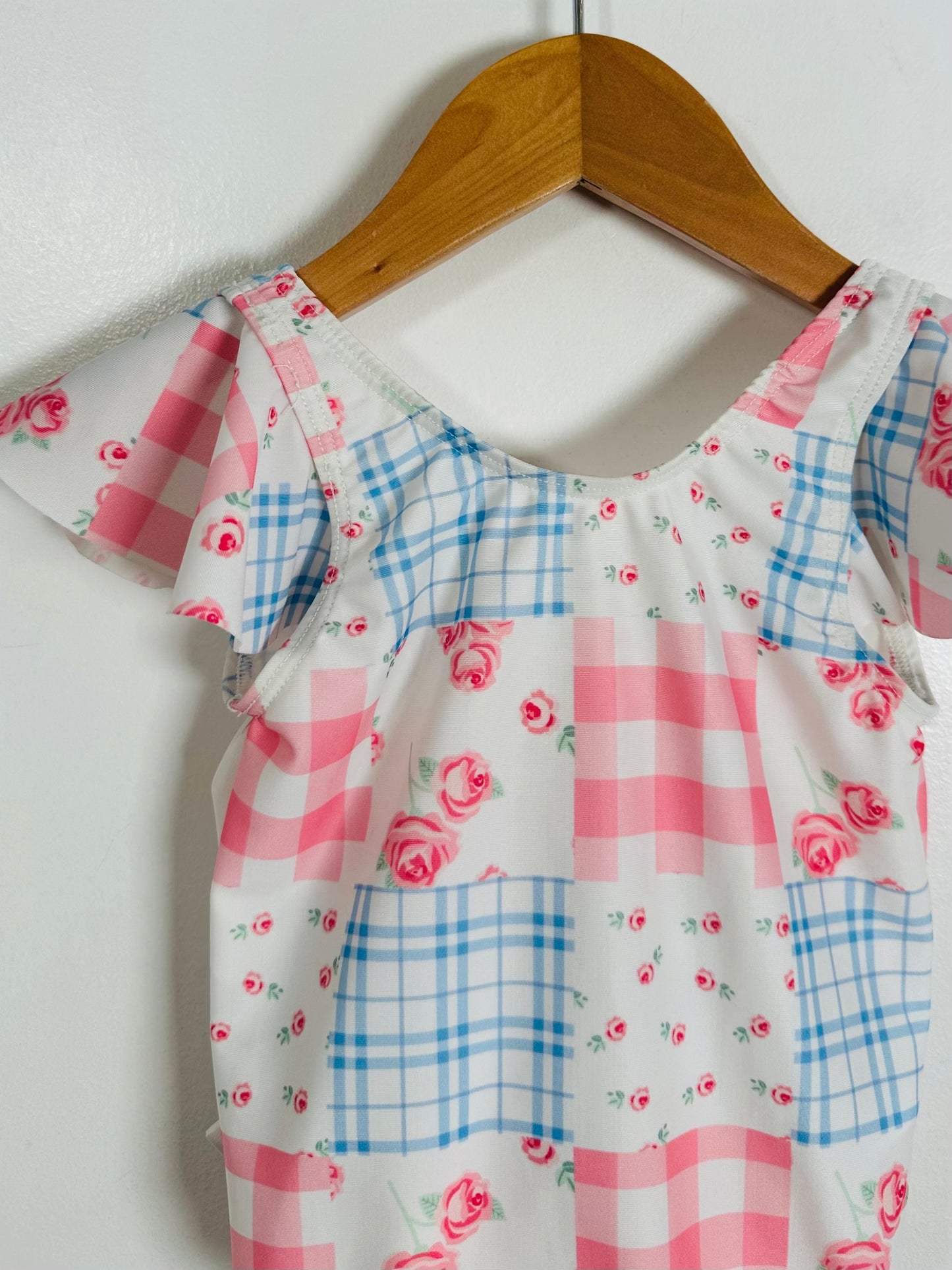 Sal & Pimenta Patchwork Print Swimsuit / 12M