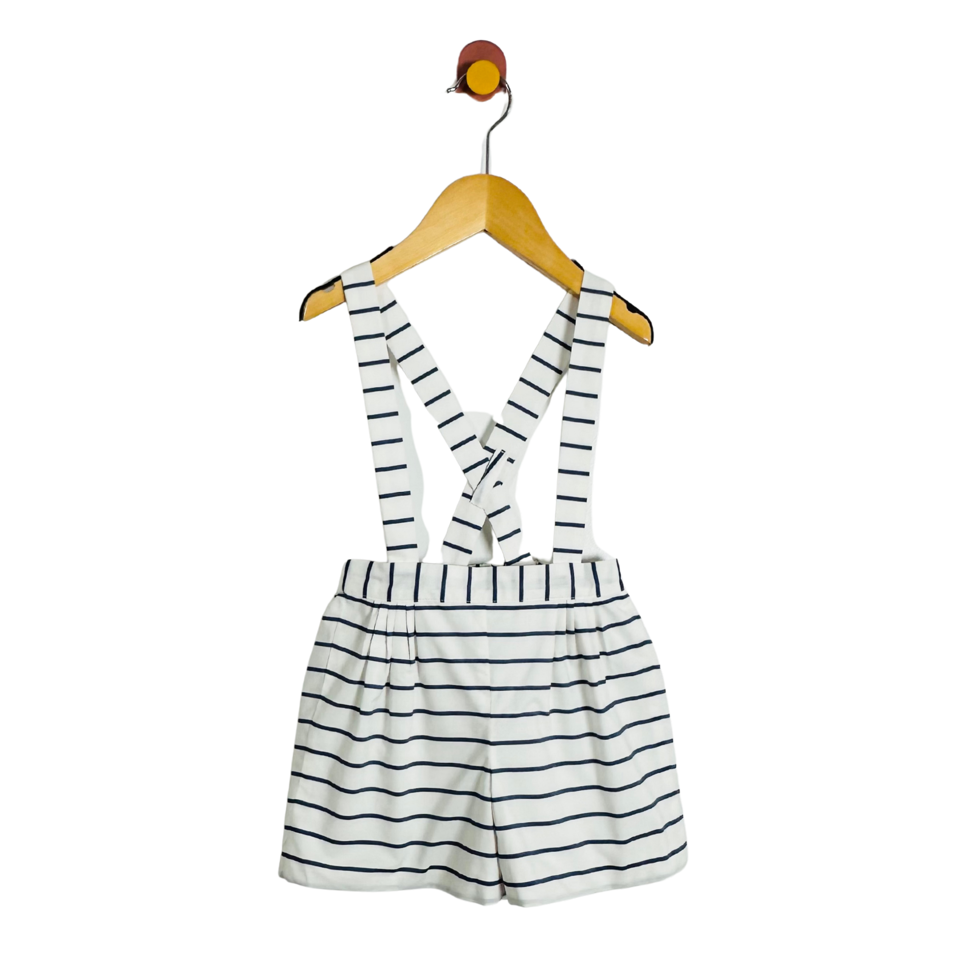 Jacadi Stripe Suspender Shorts / 36M