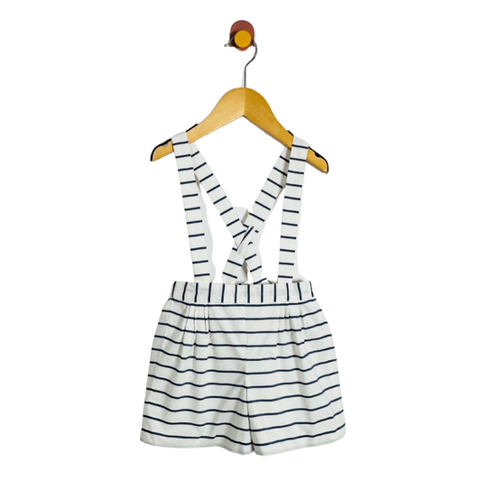 Jacadi Stripe Suspender Shorts / 36M