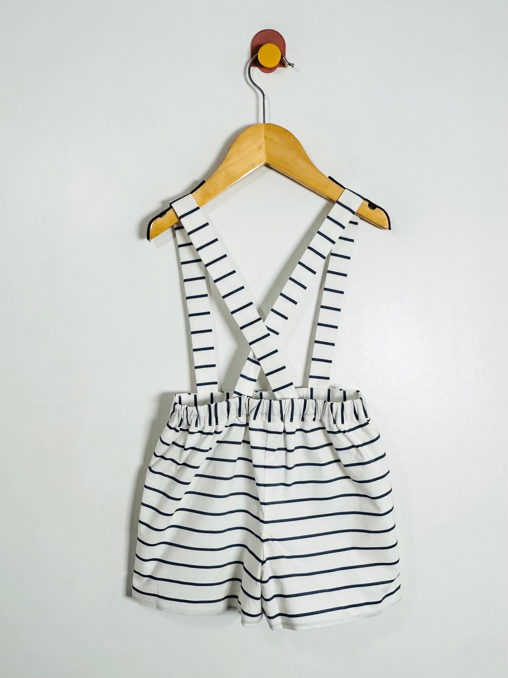Jacadi Stripe Suspender Shorts / 36M