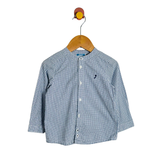 Jacadi Grid Button-up / 24M
