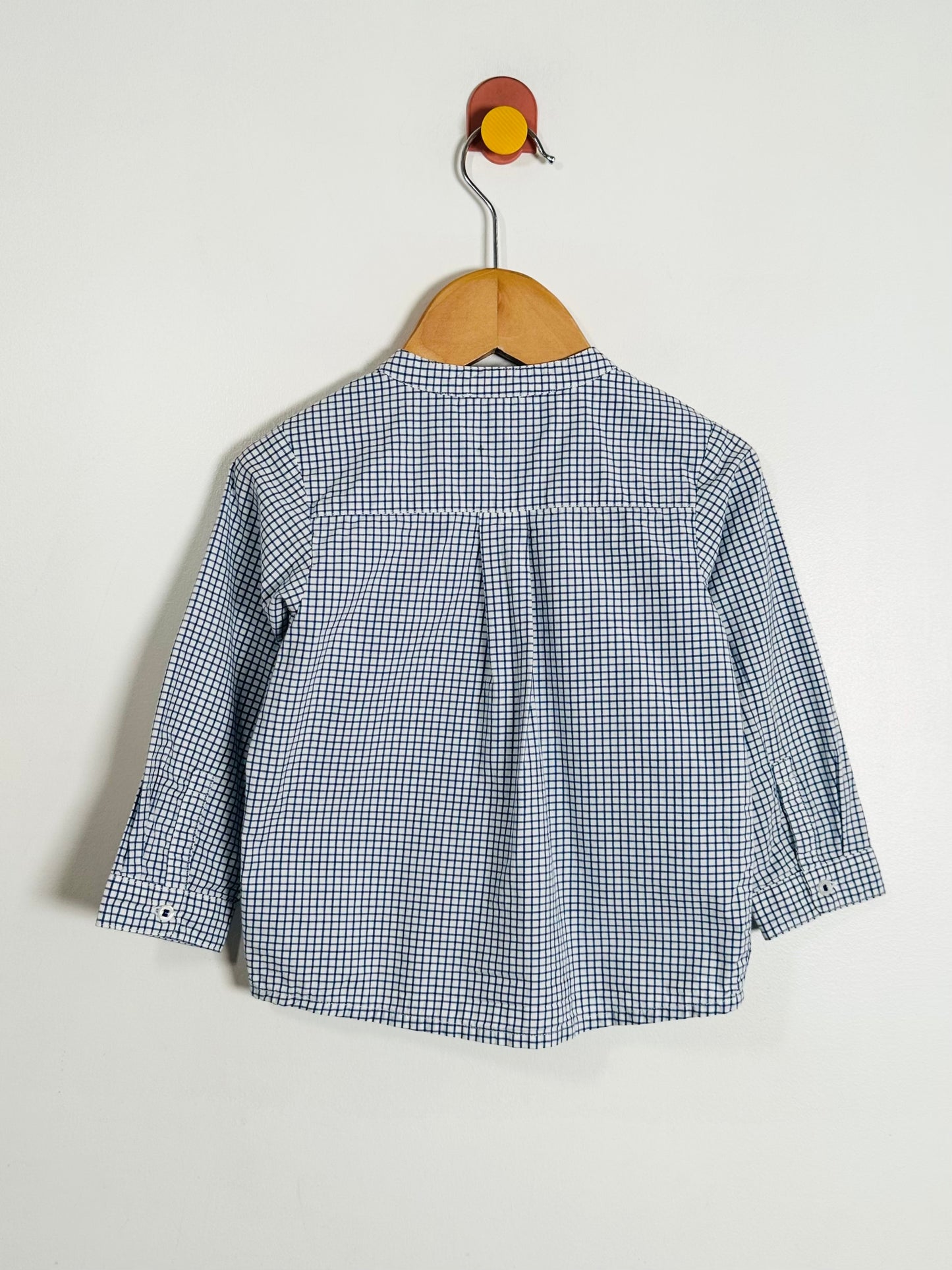 Jacadi Grid Button-up / 24M
