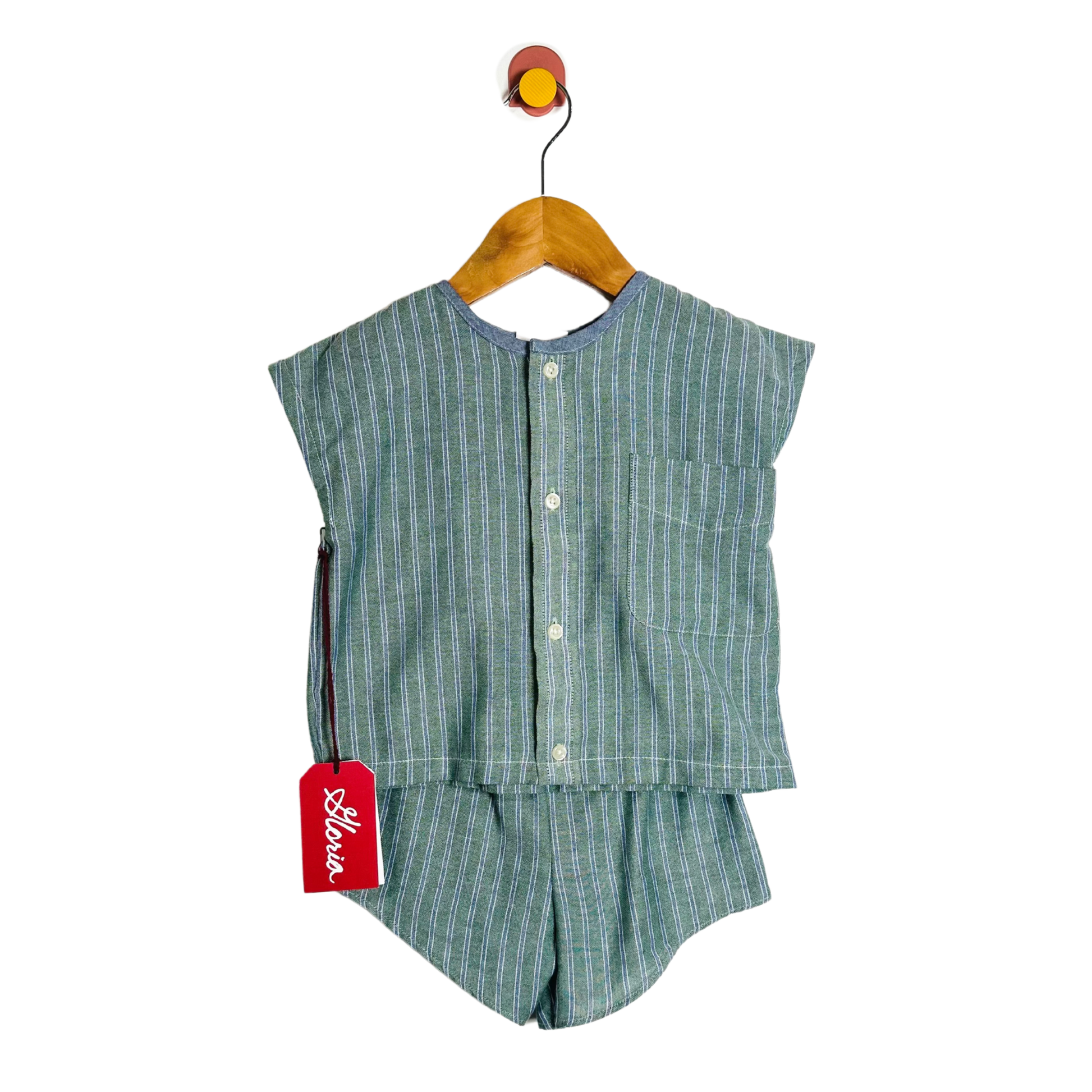 Gloria Upcycled Shorts Set / 3Y 