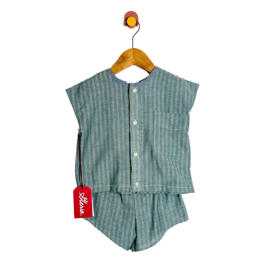 Gloria Upcycled Shorts Set / 3Y 