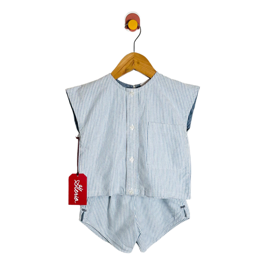 Gloria Upcycled Shorts Set / 3Y