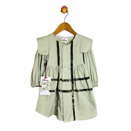 Gloria Upcycled Shirt Dress / 4Y 