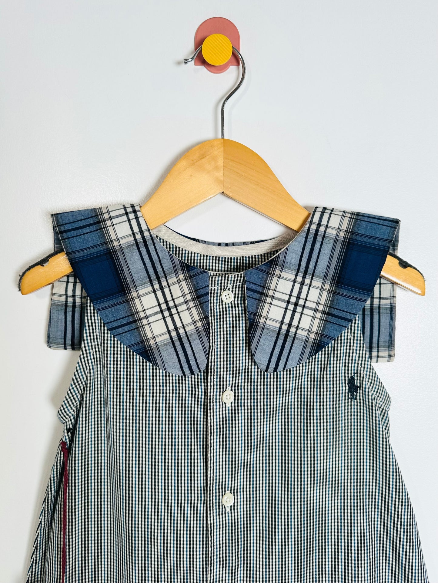 Gloria Upcycled Shirt Dress / 5Y