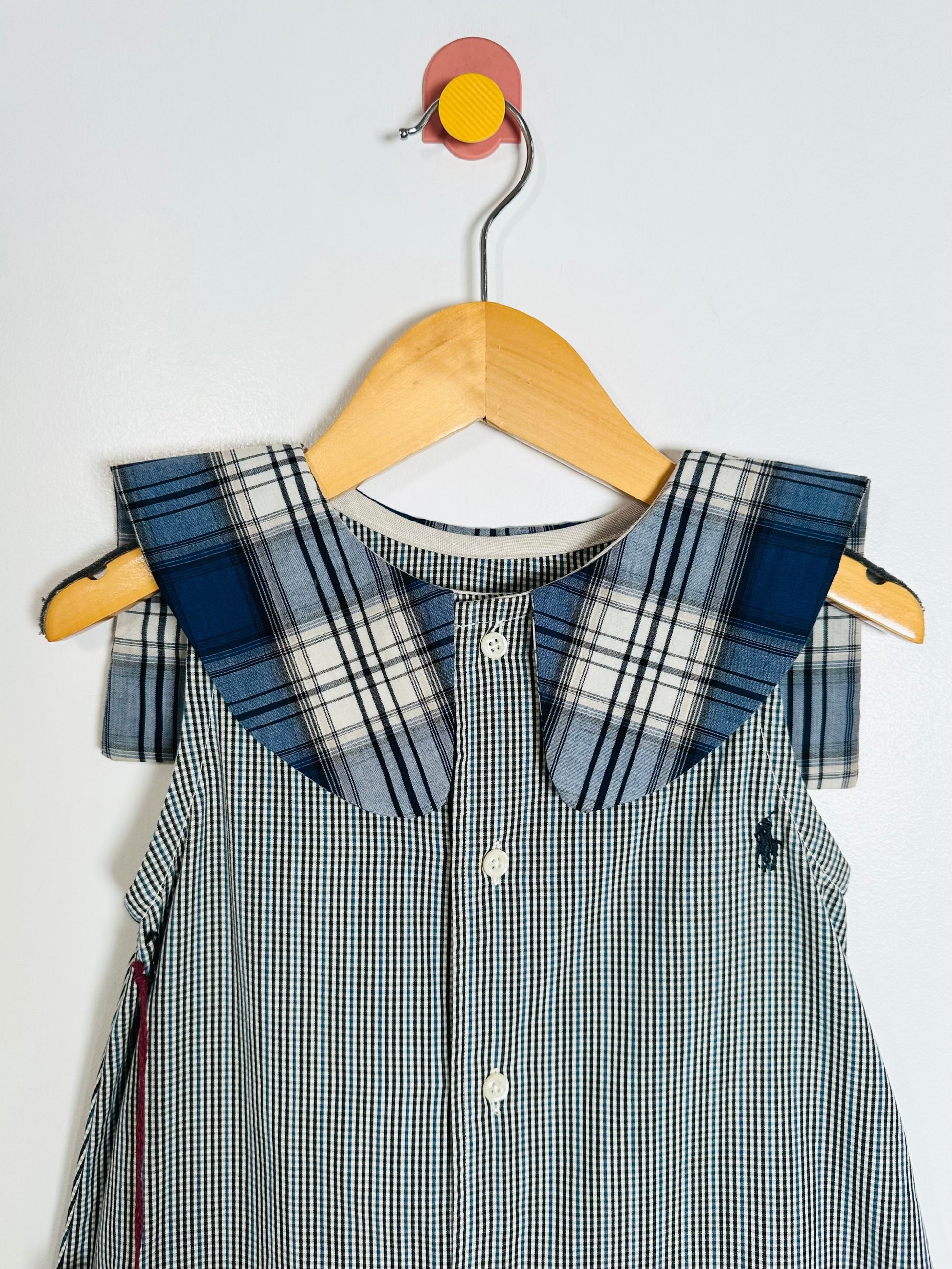 Gloria Upcycled Shirt Dress / 5Y