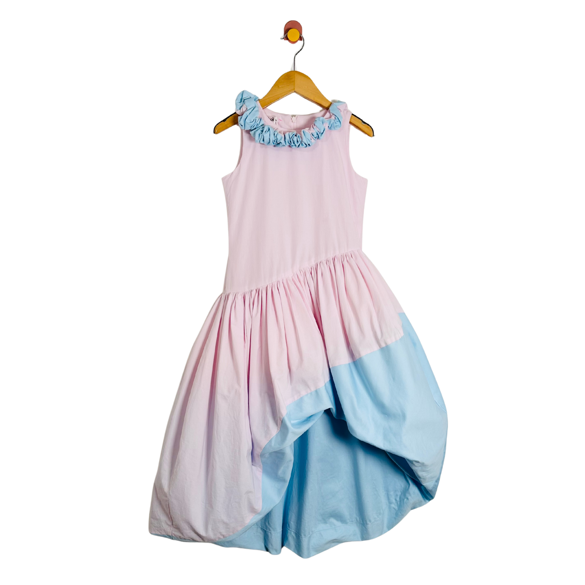 blue and white colorblock dress Tatum Blue Colorblock Short Dress | Women's Clothing main image 1