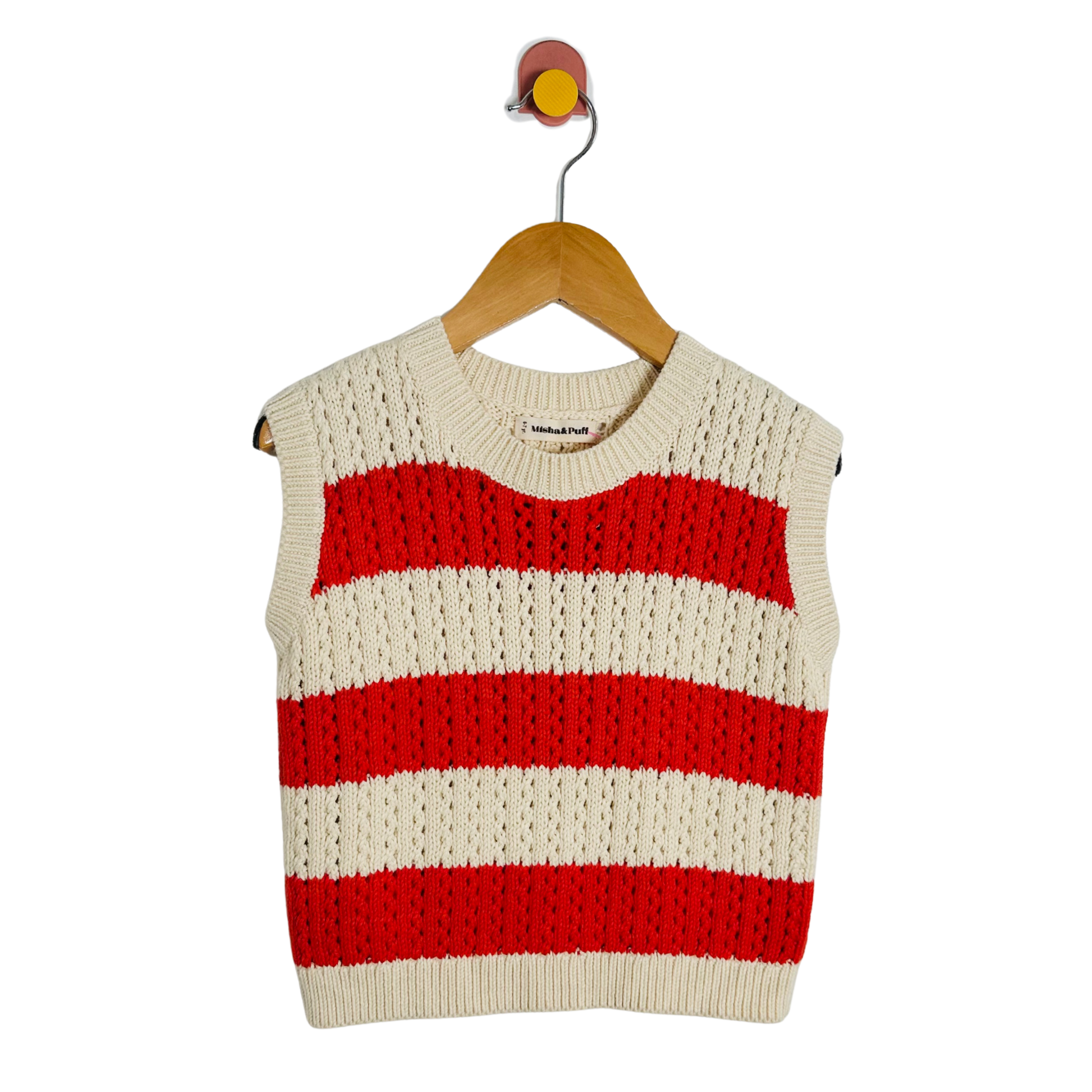 Misha & Puff Stripe Knit Vest / 6-7Y – PARACHUTE BROOKLYN Misha & Puff Stripe Knit Vest / 6-7Y – PARACHUTE BROOKLYN