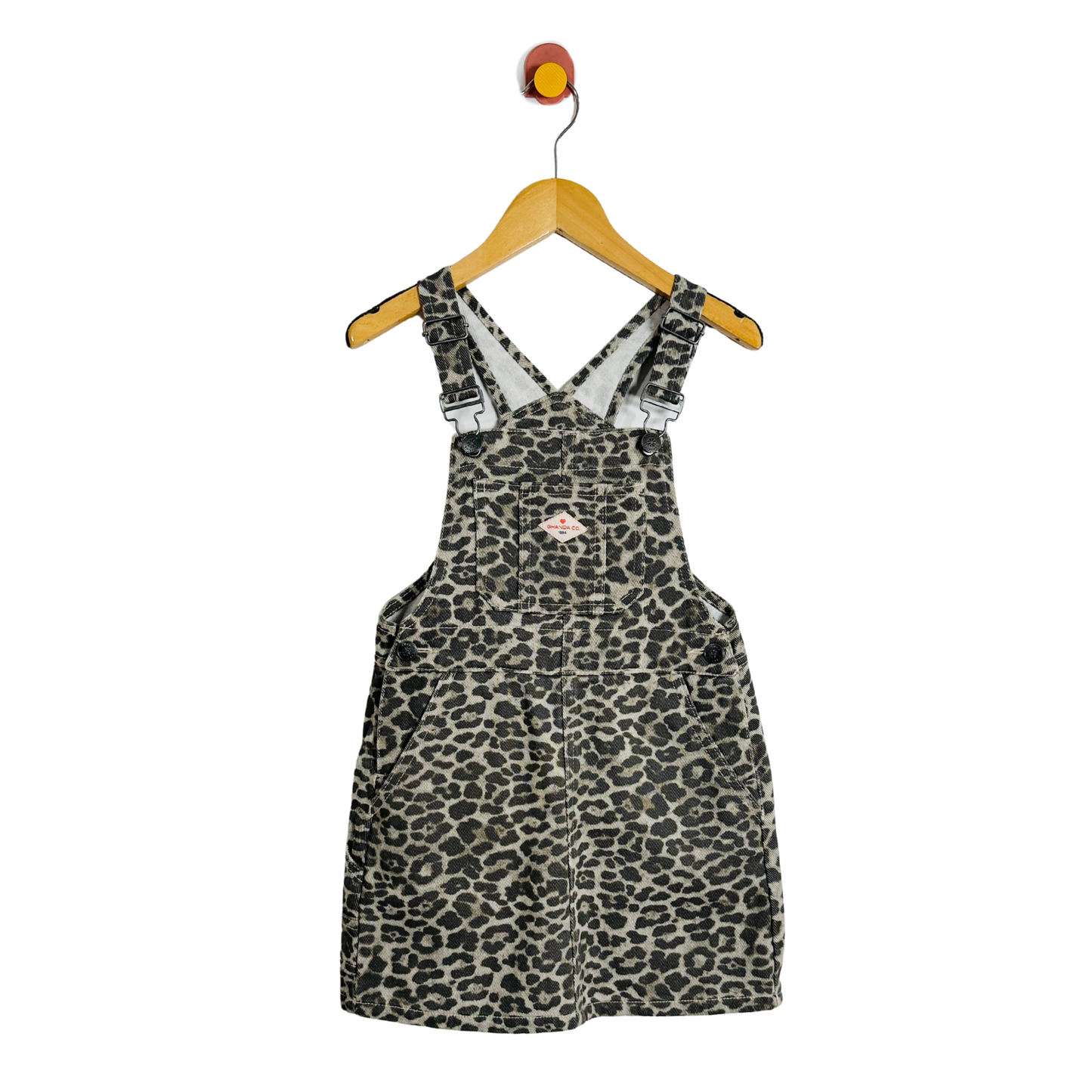 Ghanda leopard Pinafore / 5-6Y