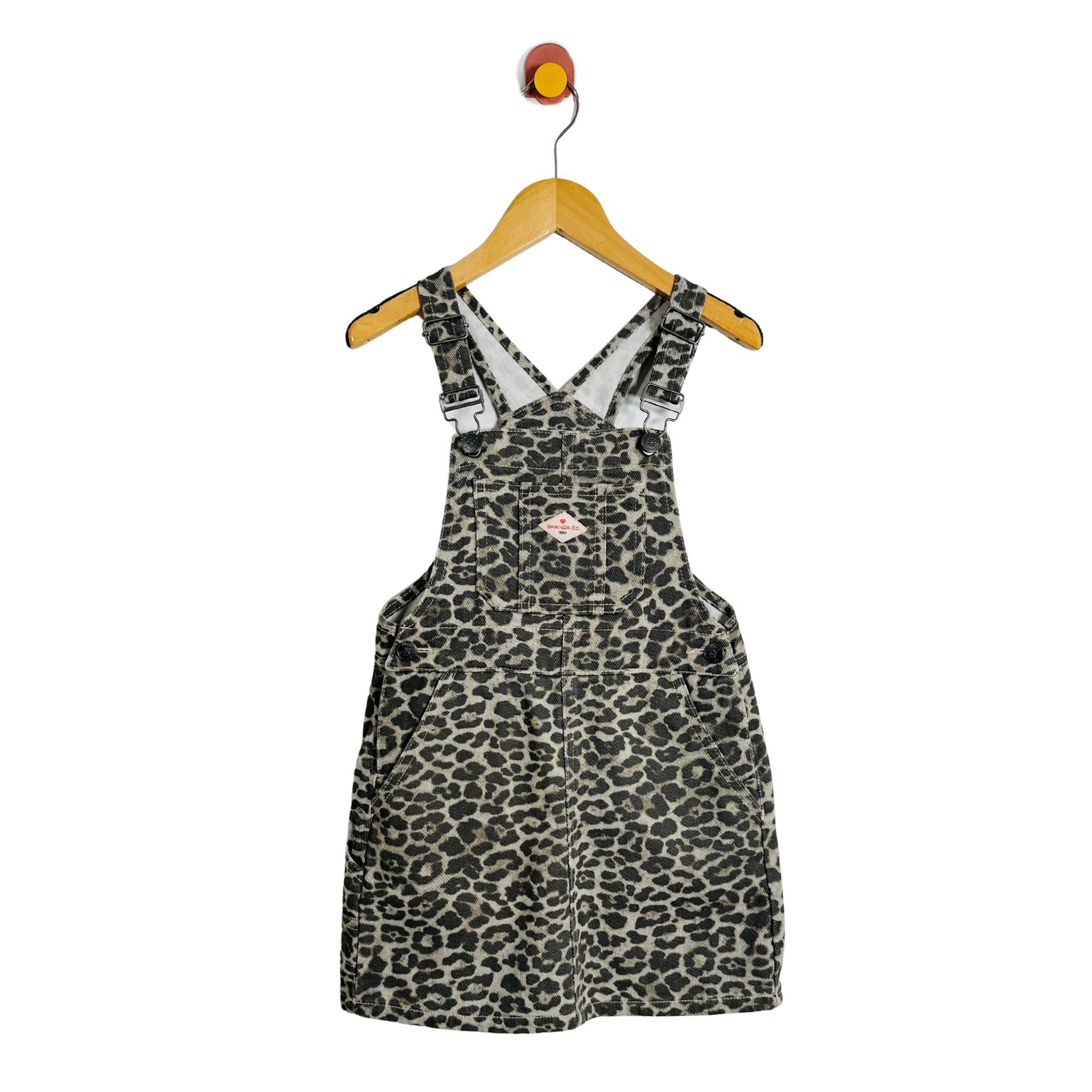 Ghanda Leopard Pinafore / 5-6Y – PARACHUTE BROOKLYN