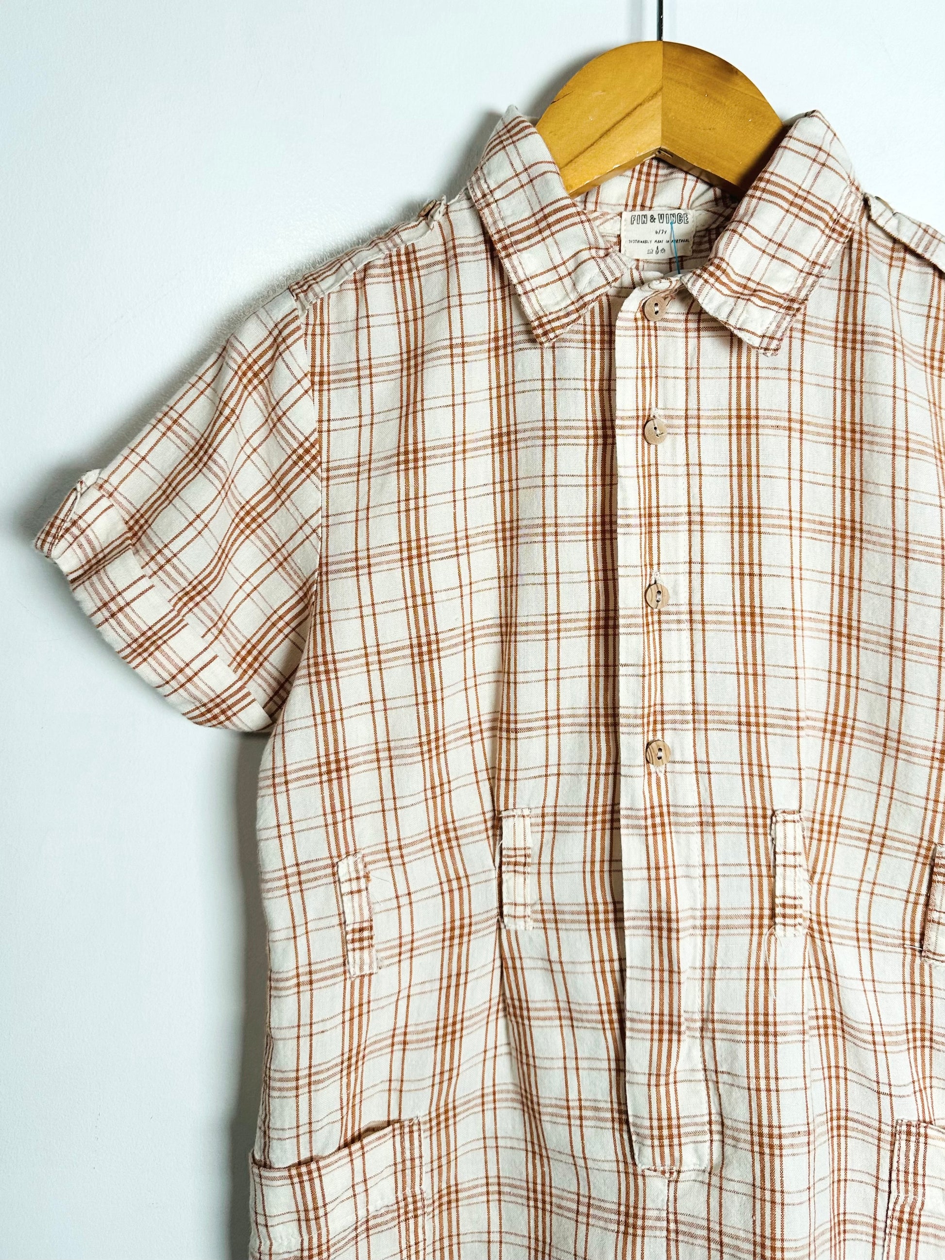 Fin & Vince Adventure Jumpsuit / 6-7Y