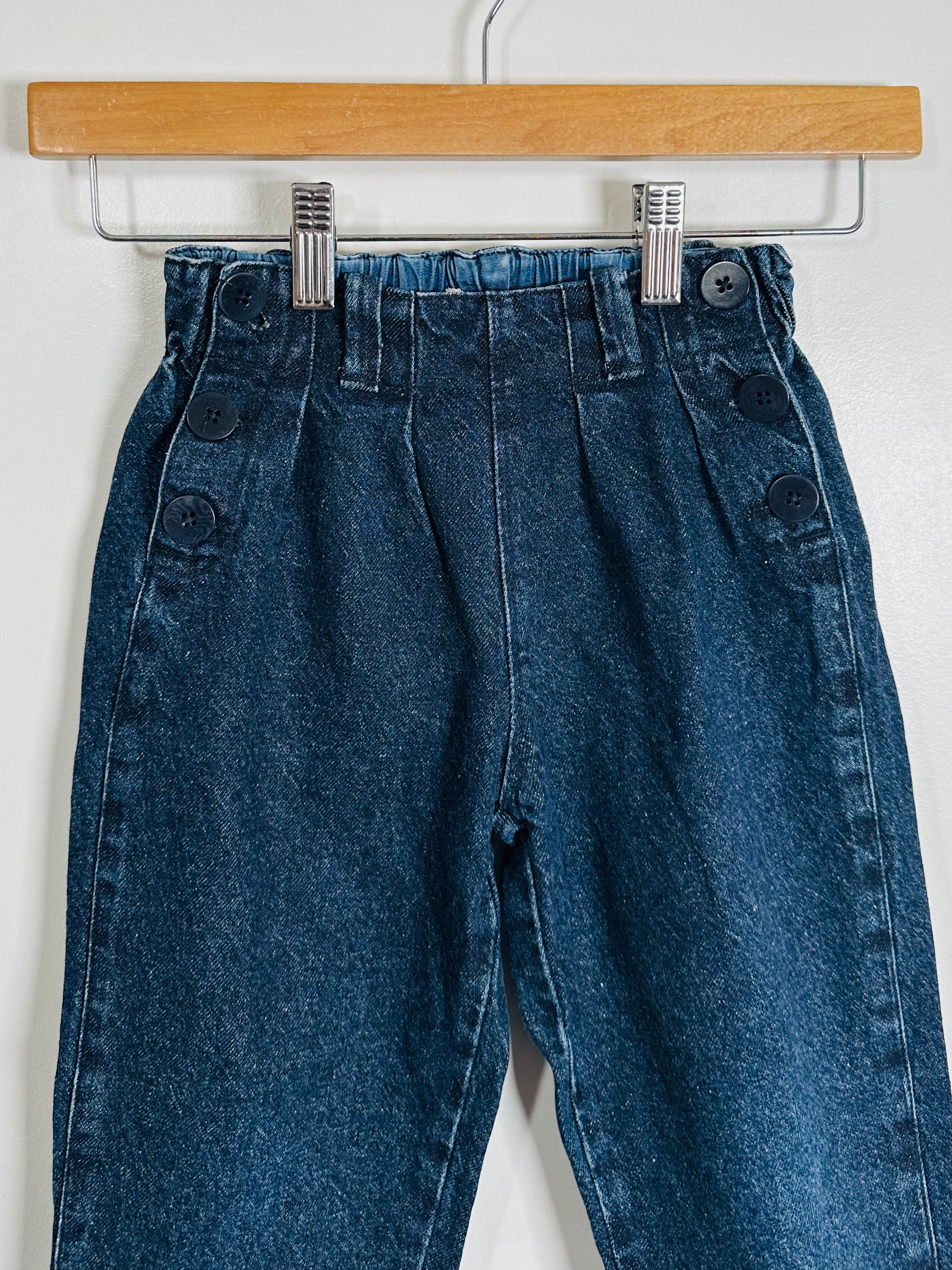 ボトムス・スパッツ Soor (DMP2-DARK-BLUE) Pants Denim Hem Paddled 5Y Denim) Jean(Dark pipi Ploom ボトムス・スパッツ