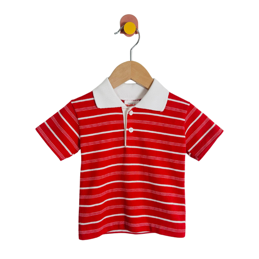 Vintage Healthtex Stripe Polo / 18-24M