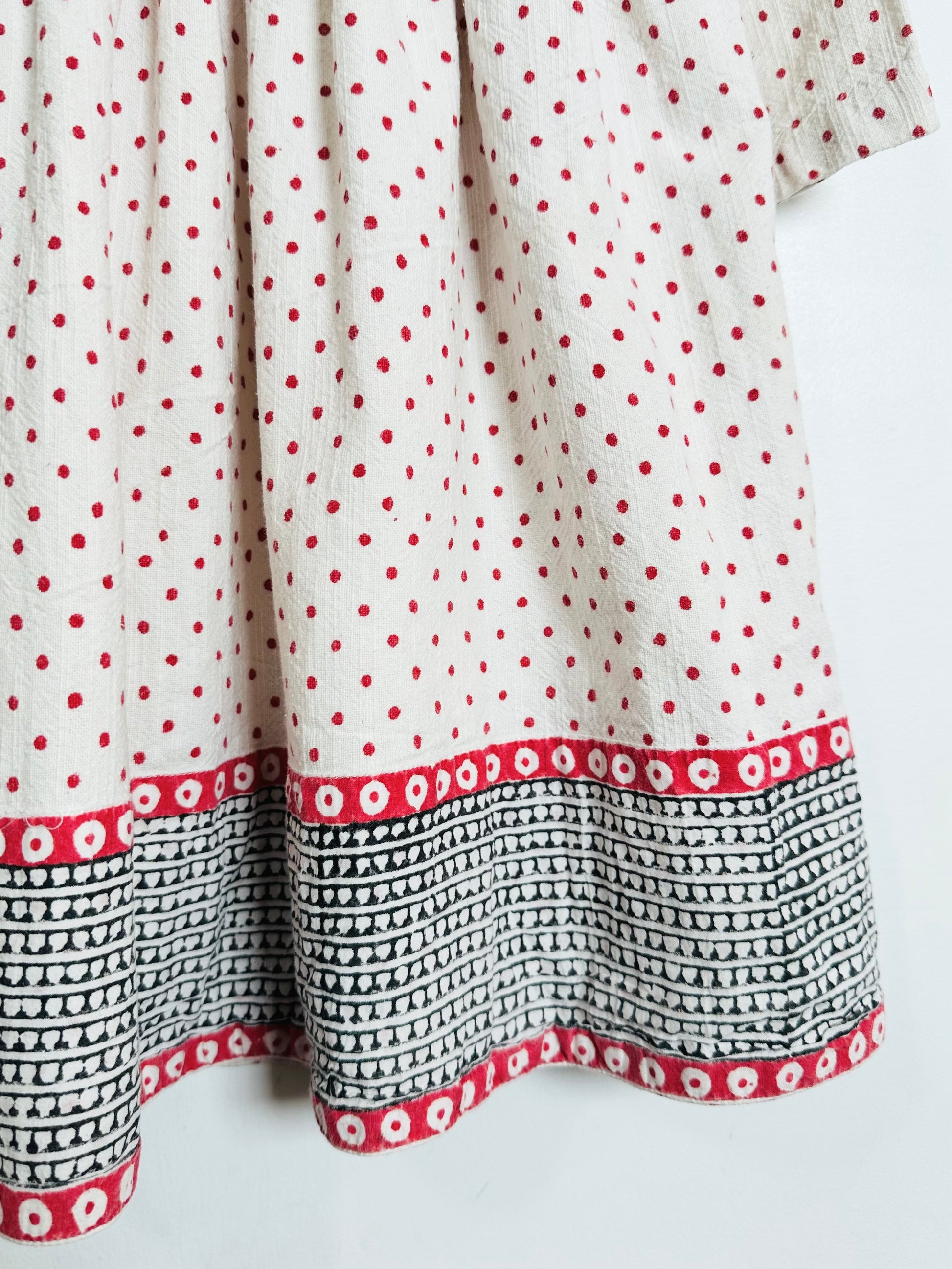 Paisley Magic Polka Dot Dress / 4Y