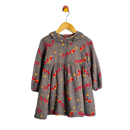 Jelly Mallow Orbit Dress / 4-5Y