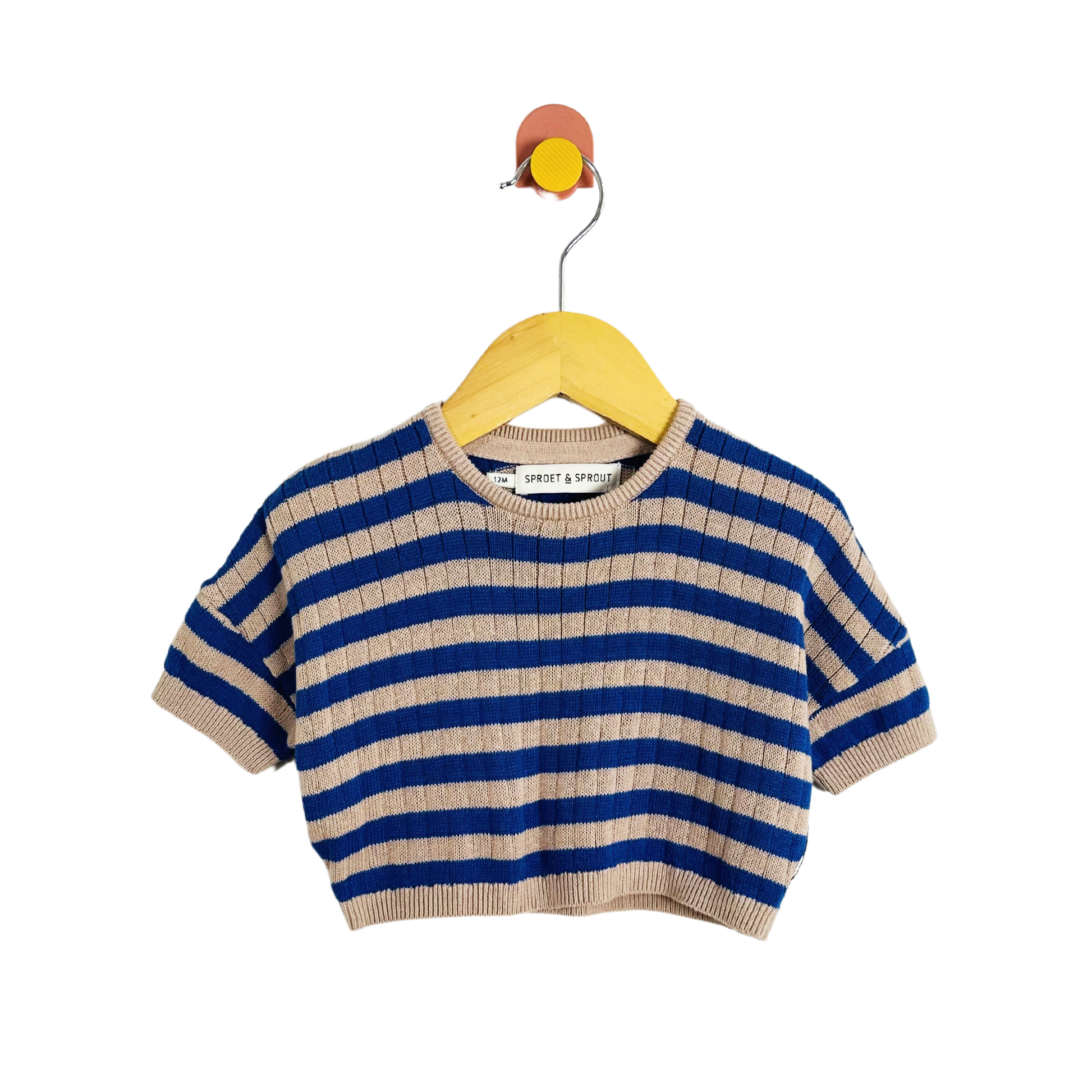 Sproet and Sprout Stripe Knit Top / 12M