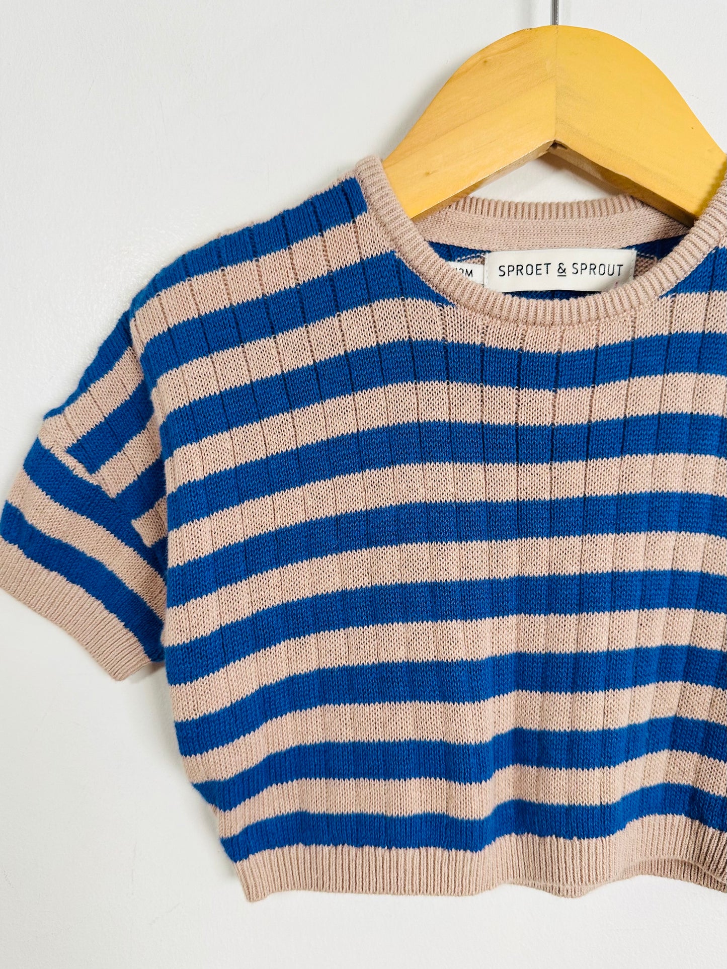 Sproet and Sprout Stripe Knit Top / 12M