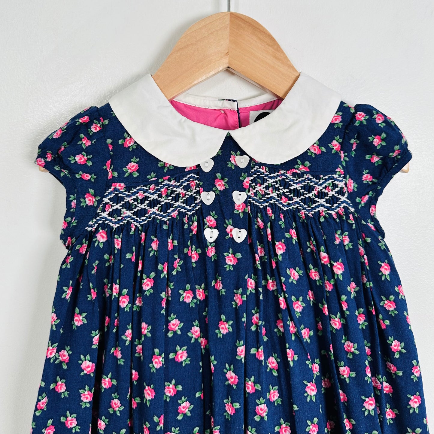 Question Everything Rose Dress / 9-12M