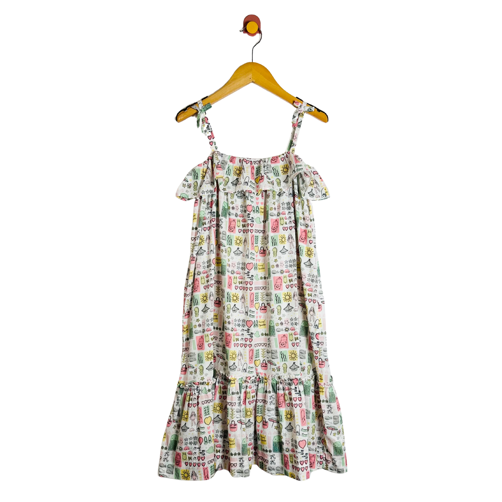Bonpoint Beach Holiday Dress / 10Y