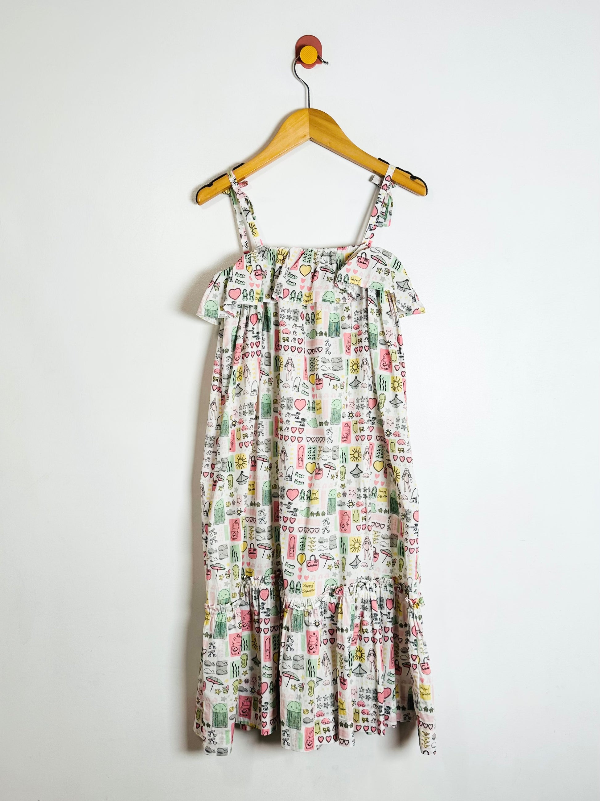 Bonpoint Beach Holiday Dress / 10Y