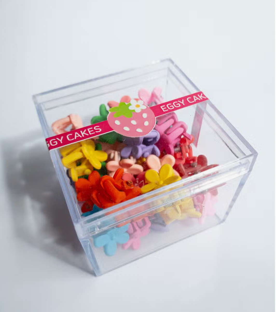 korean style mini flower hair clips - 36 Pack