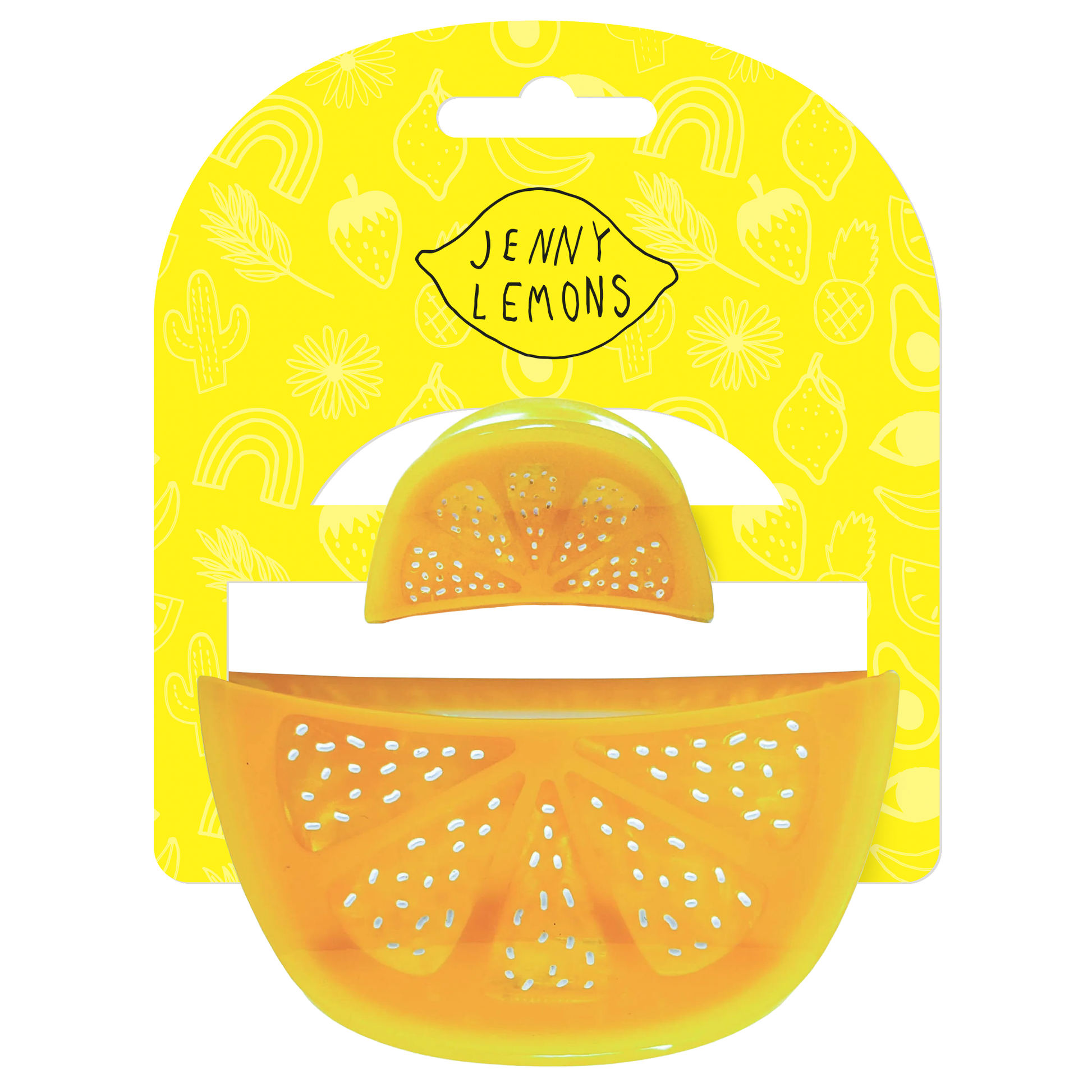 Lemon Slice Mini & Me Hair Claw Clip Set