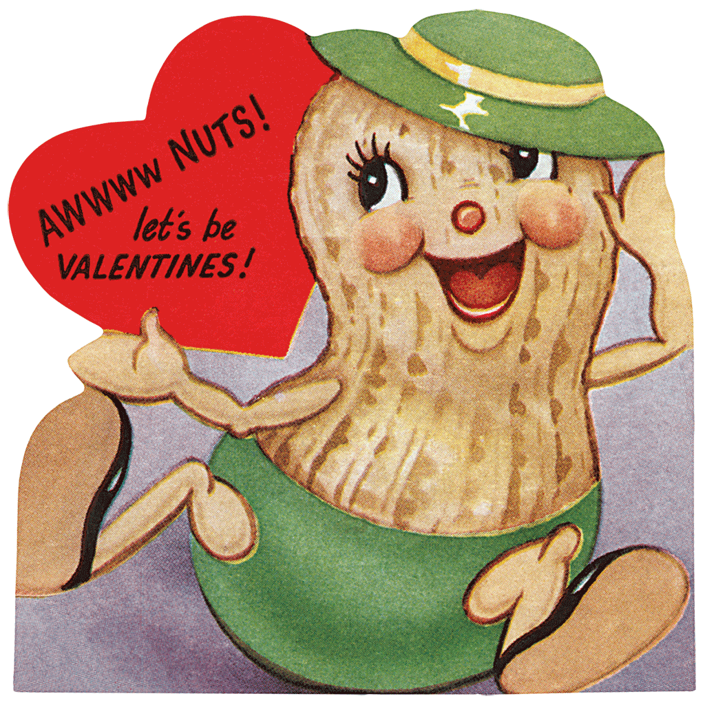 Laughing Elephant - Retro Valentines - Valentines Packet