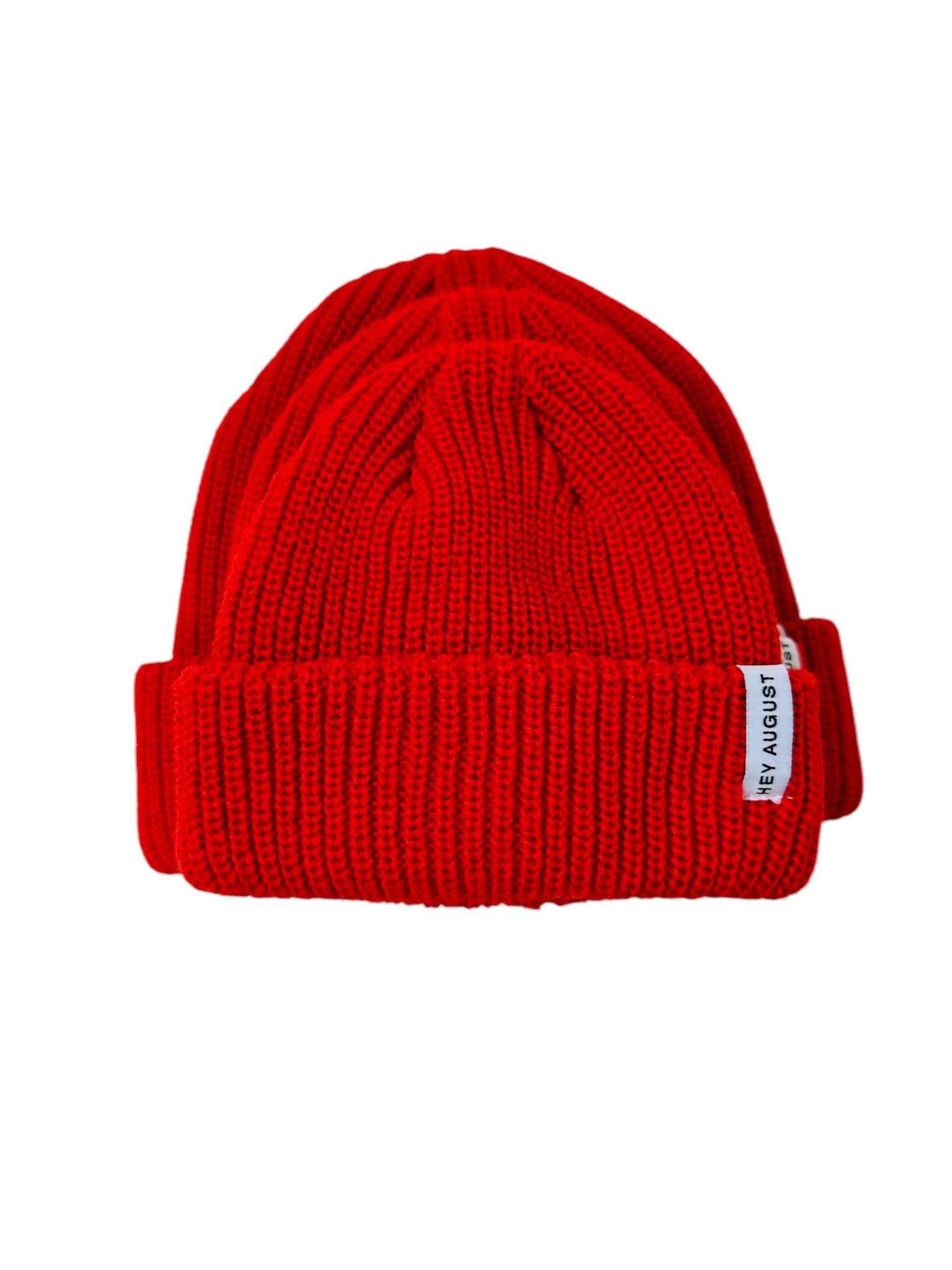 HEY AUGUST CO - Thick knit beanie in Cardinal