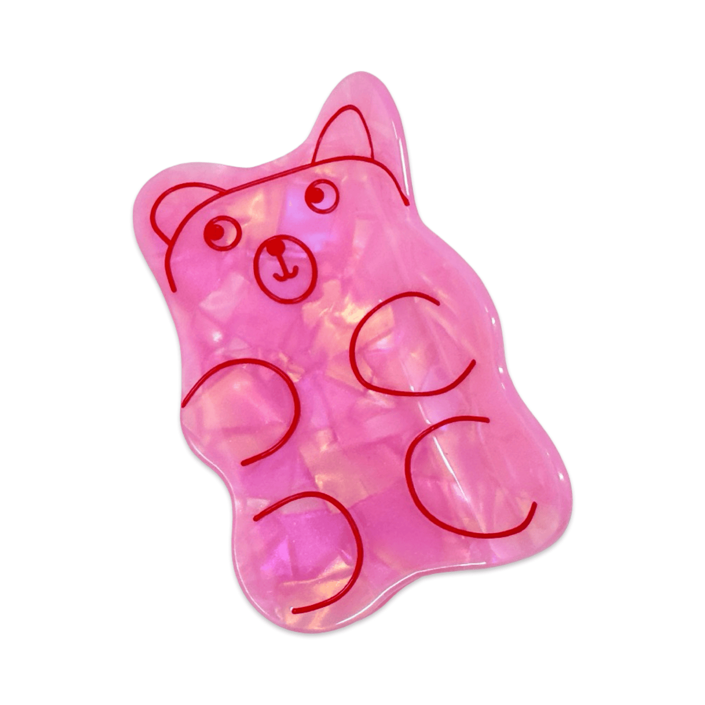 Jenny Lemons - pink bear hair clip