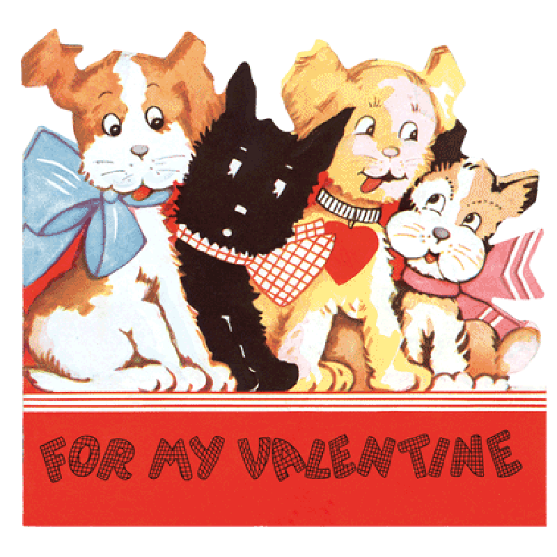 Laughing Elephant - vintage inspired Valentine sticker