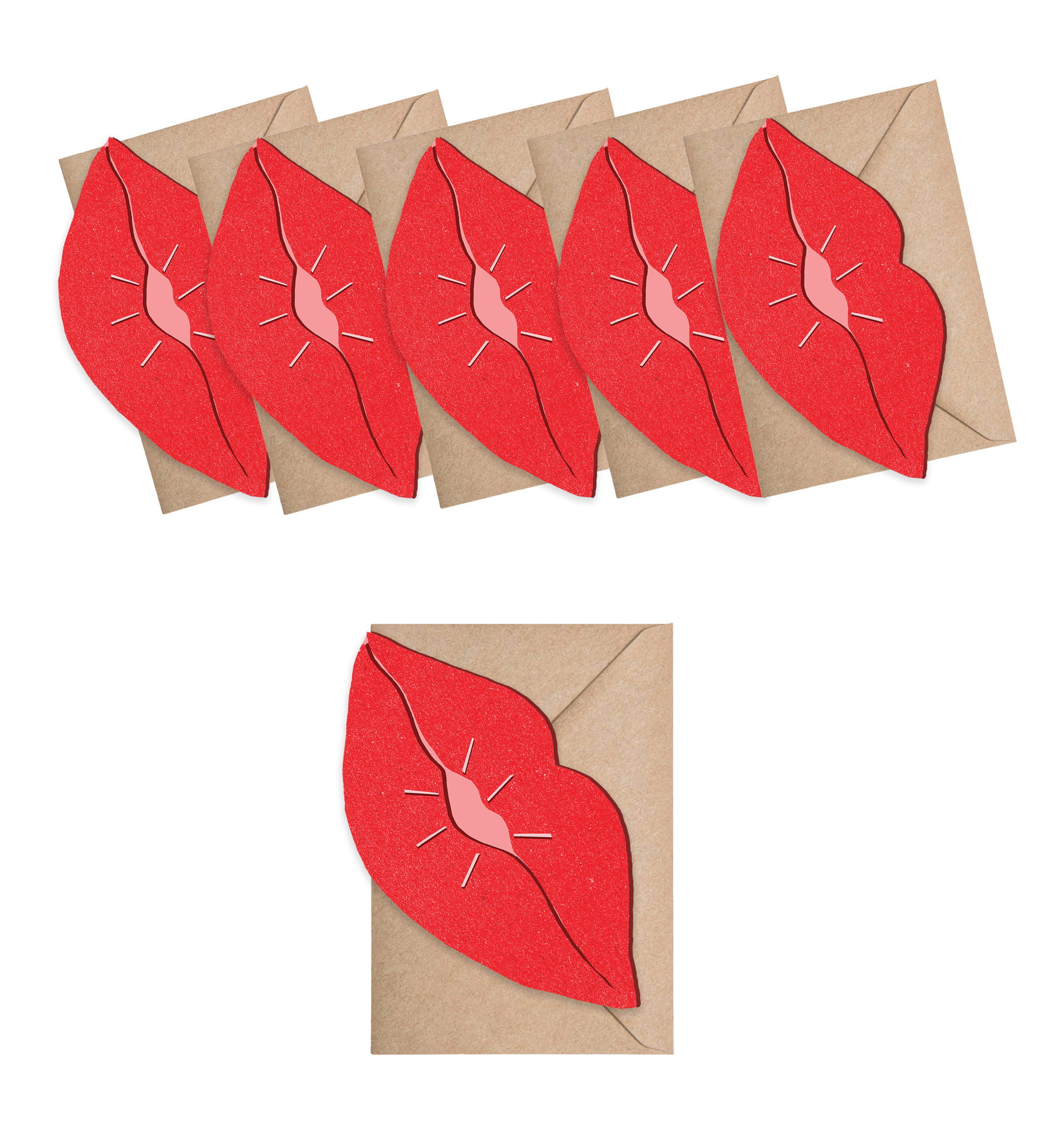 Isatopia - Bisou Lips Mini Cards - box of 6