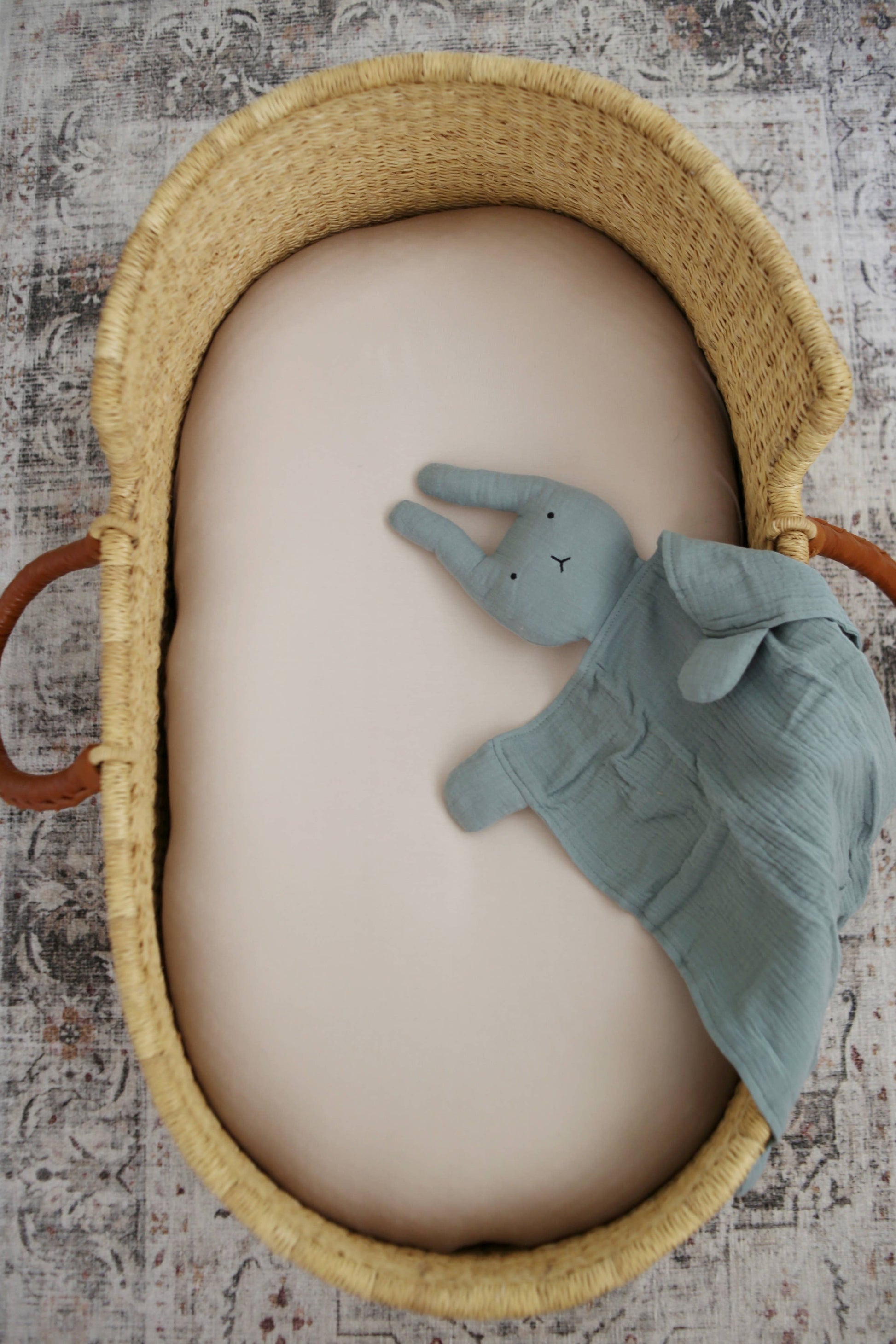 Marlowe & Co Sage Bunny Lovey Blanket