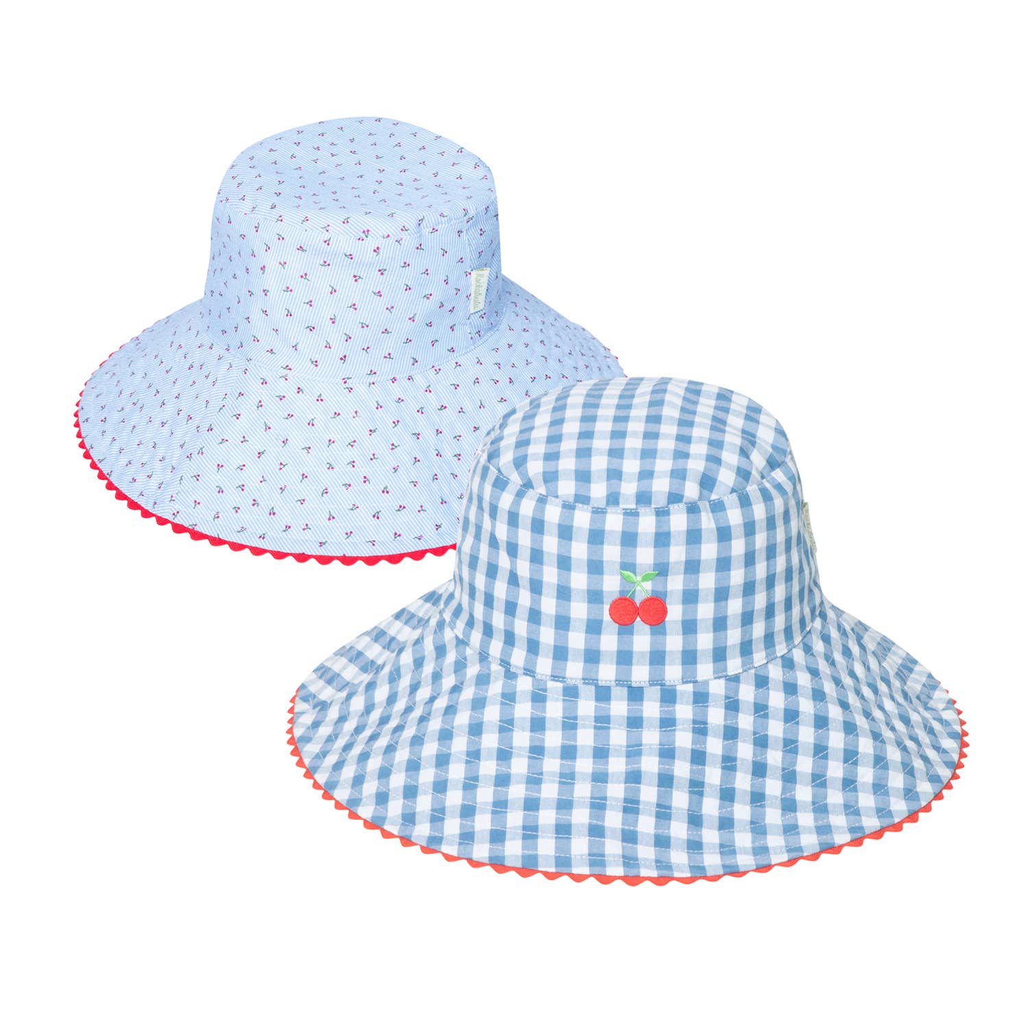 Rockahula Kids - Cherry Gingham Reversible Sun Hat