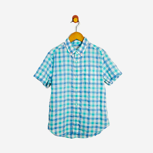 Crewcuts Plaid Button-Up / 12Y