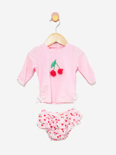 Load image into Gallery viewer, Sunuva cherries swimsuit / 3-6M