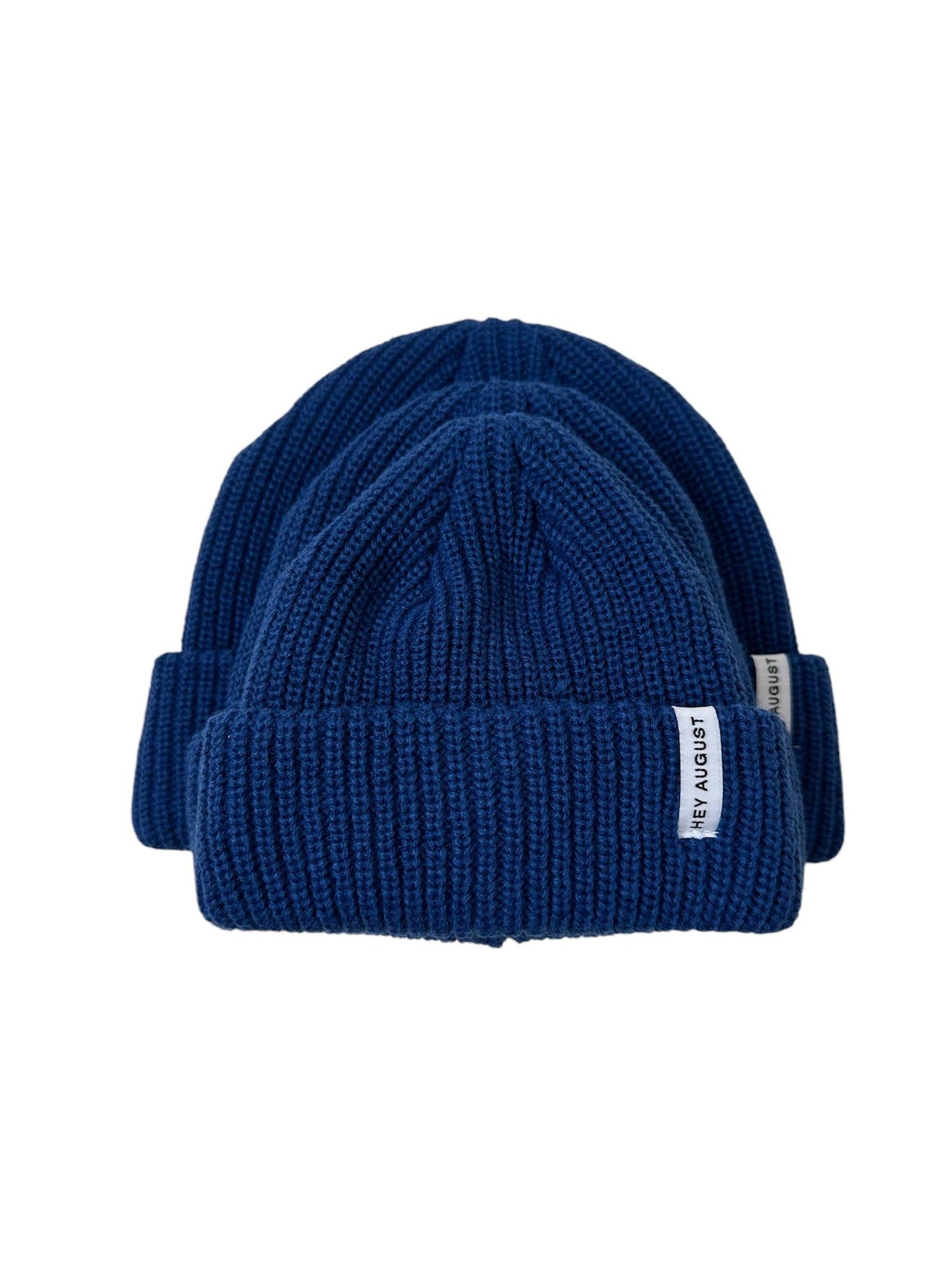 HEY AUGUST CO - Thick Knit beanie in Cobalt (Baby-Toddler-Youth/Adult)