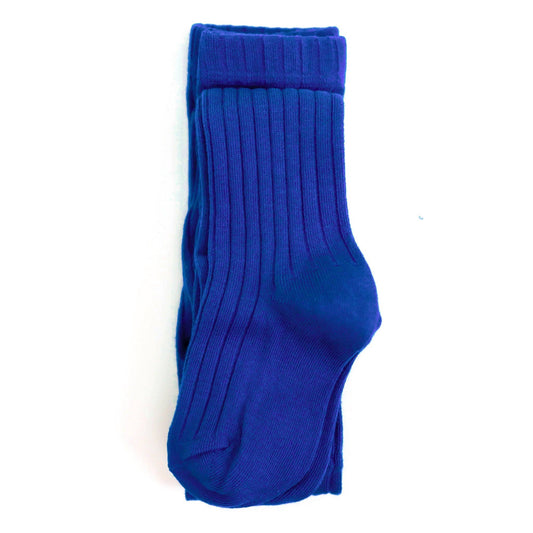 Ribbed tights in classic blue
