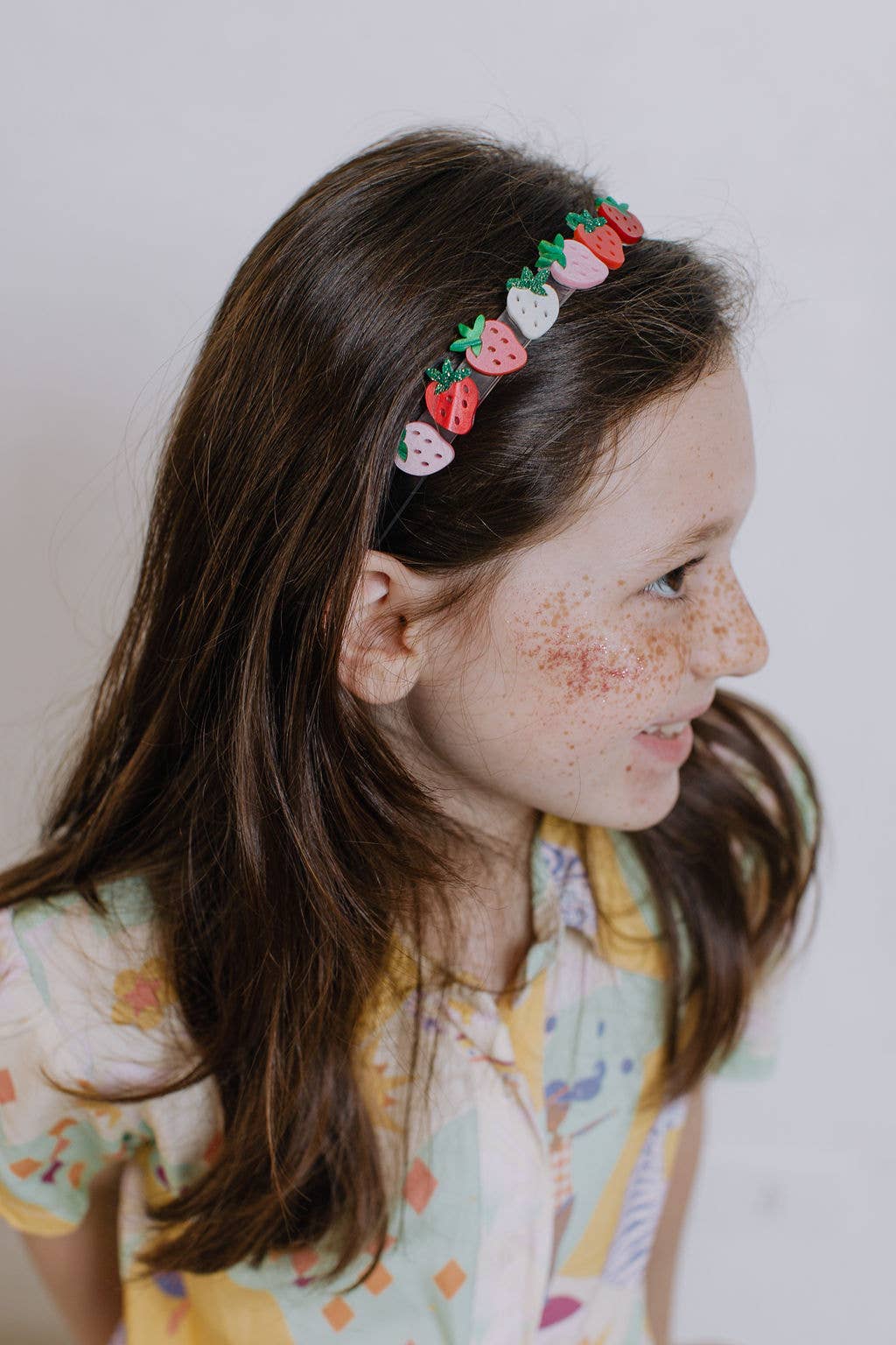 Lilies & Roses NY Kids Strawberry Pearlized Headband