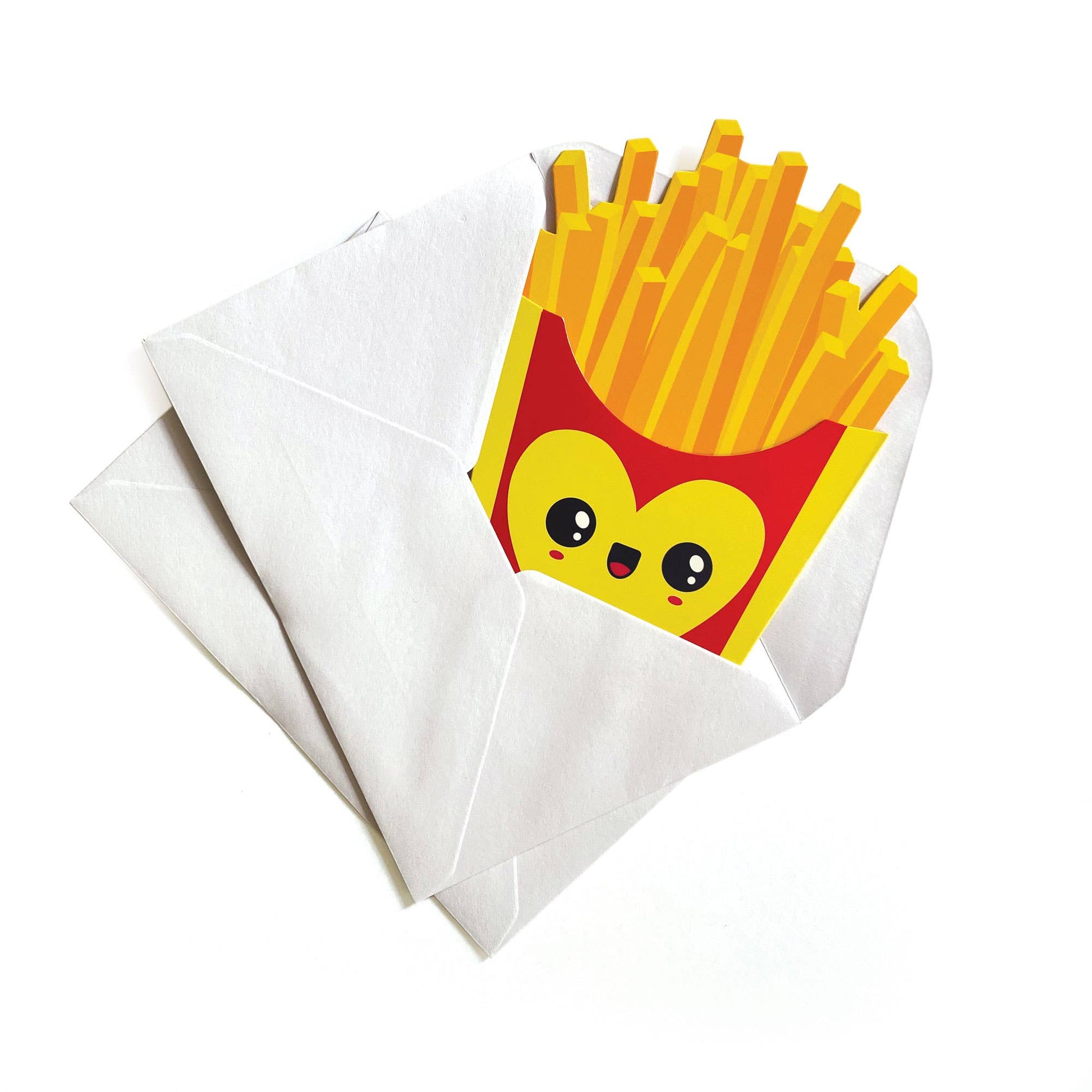 Paper House Productions - French Fries Valentines Card Exchange Pack