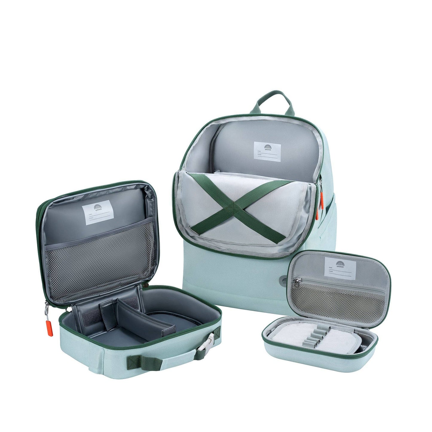 Uninni Crisp Mint Backpack Set