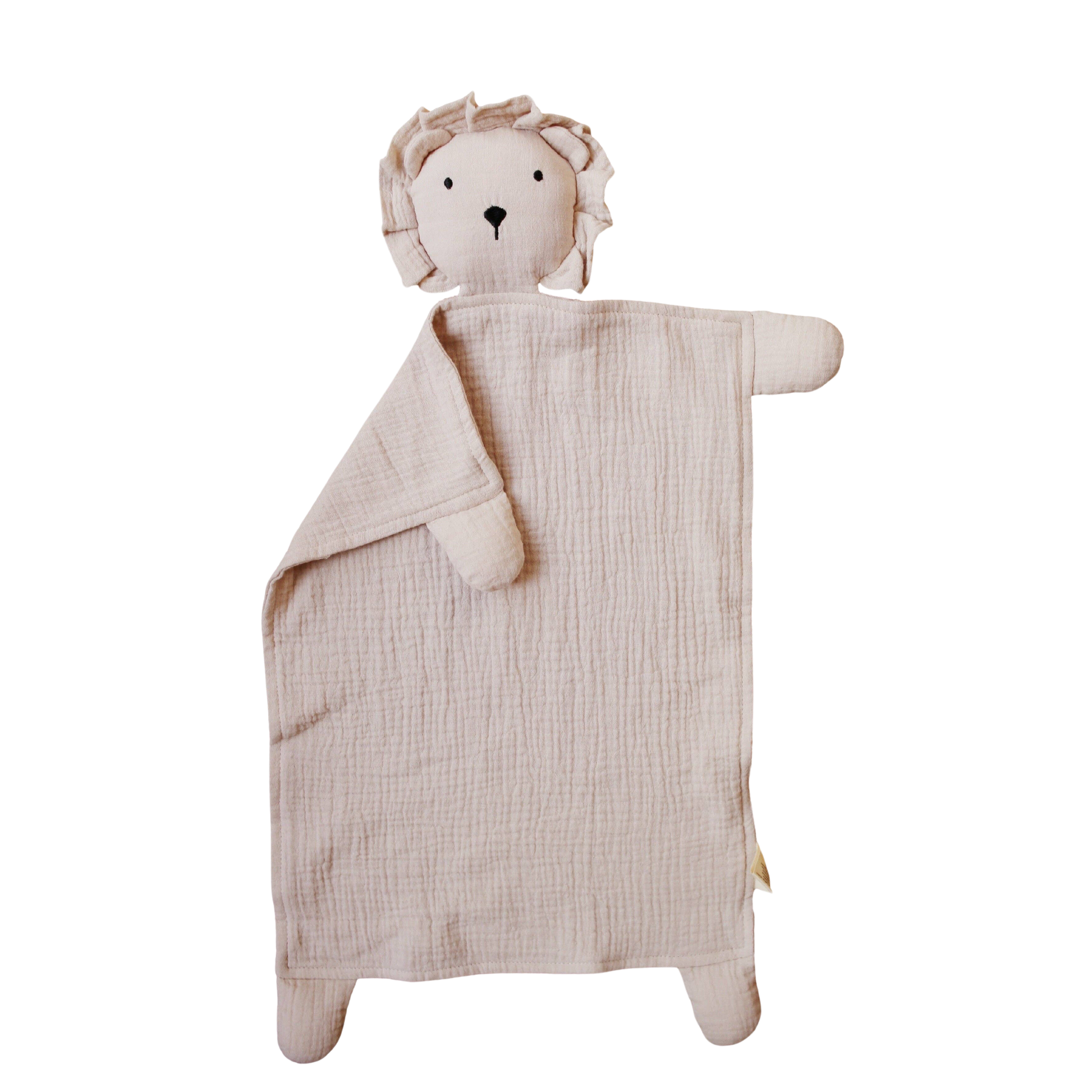 Marlowe & Co Natural Sand Lion Lovey Blanket