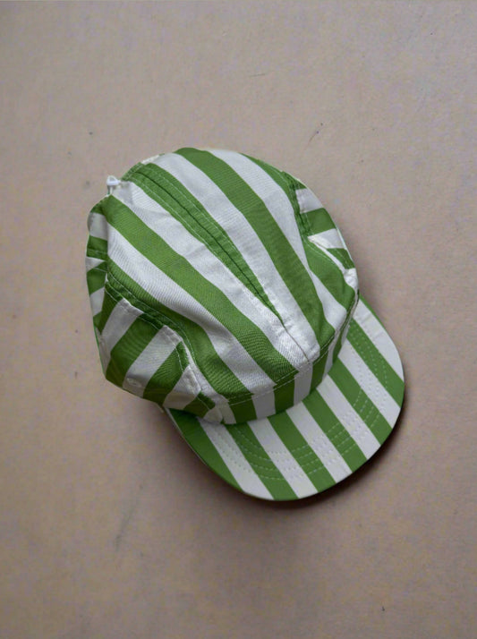 Kids Twill & Pine Five Panel Hat- Vintage Stripe