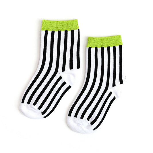 Little Stocking Co. Showtime Striped Midi Socks