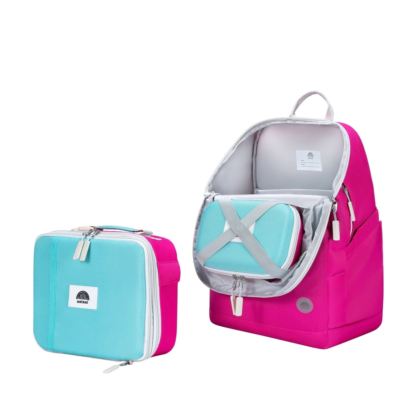 Uninni Bailey Backpack - Pink Color Block