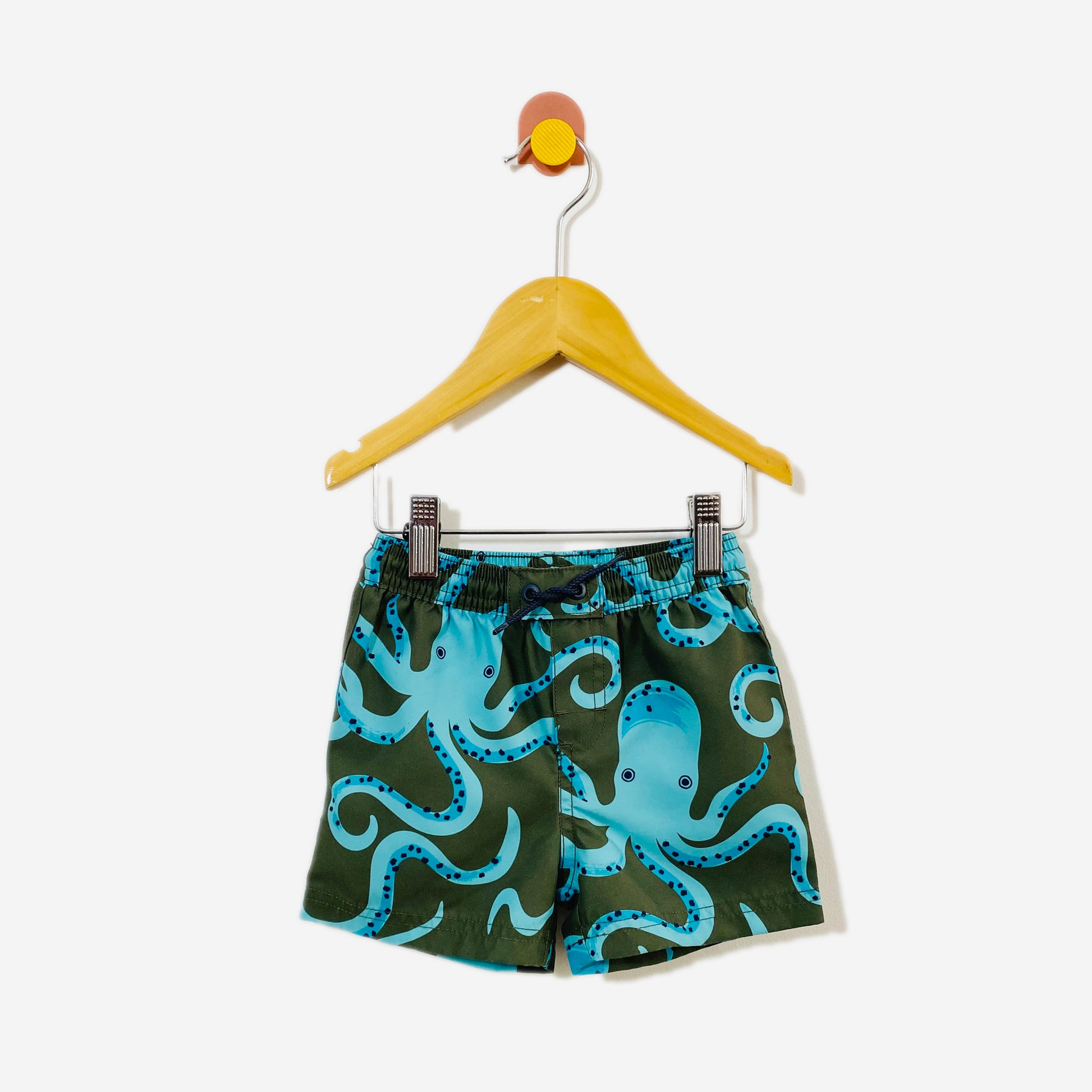 Tea Octopus Swim Shorts / 9-12M