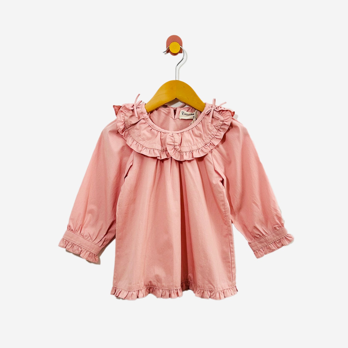Vierra Rose Collared Blouse / 6Y